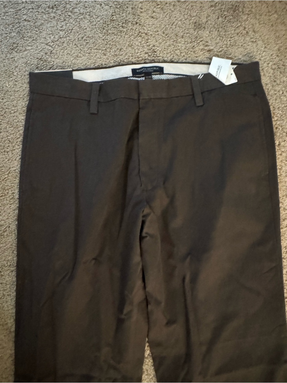 Banana Republic Men's Dark Green Olive Dress Pants